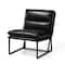 Glitzhome® Modern Thick Leatherette Accent Chair